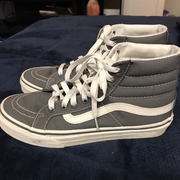 Women’s grey high top vans - Picture 2 of 4
